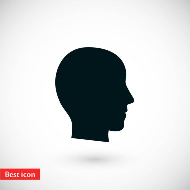 Kafa vektör simgesi