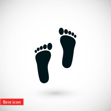 Ayak vektör simgesi