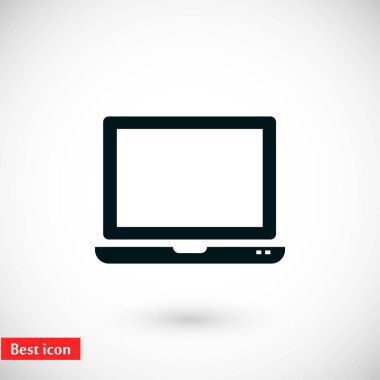 vektör monitör simgesini