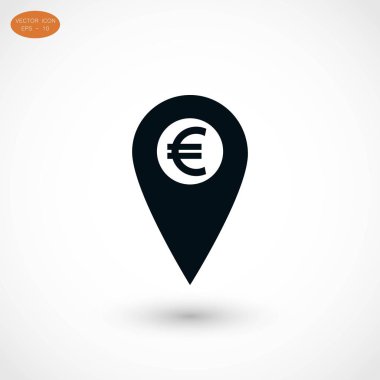 İşaret konum simgesini Euro simgesi