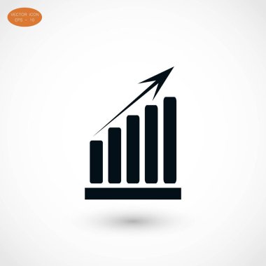  büyüme diyagram simgesi