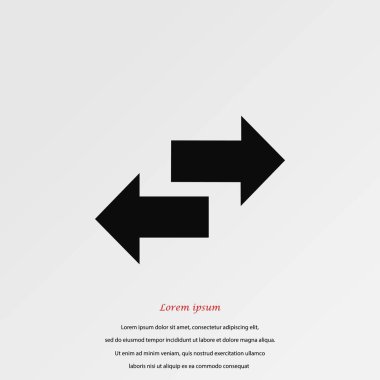 Geri dönüşüm vektör simgesi