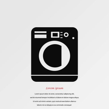 çamaşır makinesi simgesi