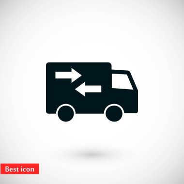 Teslimat vektör simgesi