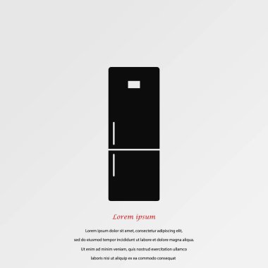Buzdolabı simge vektör