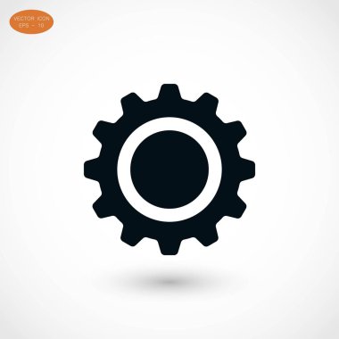 dişli simge vektör