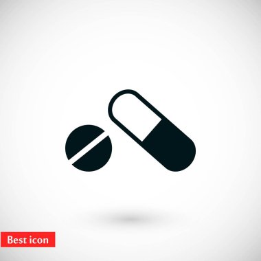 Kapsül Vektör Simgesi