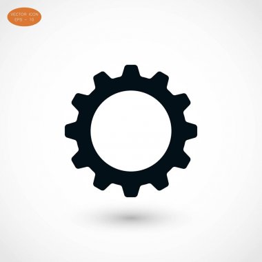 dişli simge vektör