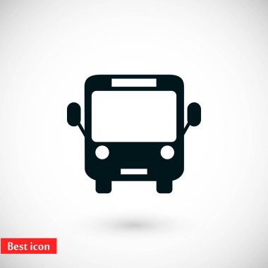 otobüs simge vektör