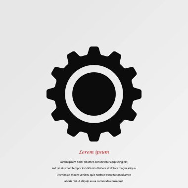 dişli simge vektör