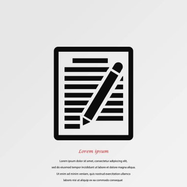 Kağıt vektör simgesi