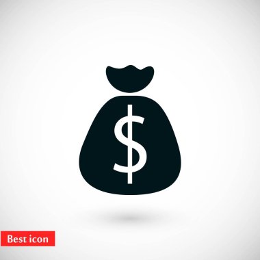 Para çantası işareti simgesi
