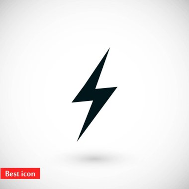 Yıldırım simge vektör