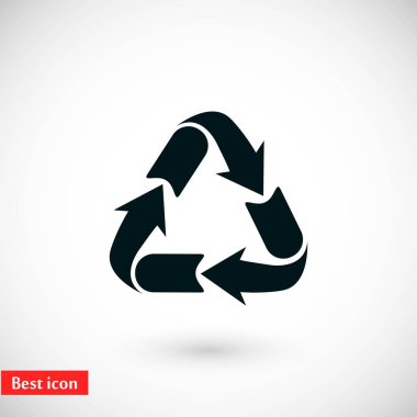 geri dönüşüm işareti simgesi