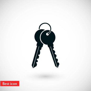 Anahtarları simge vektör