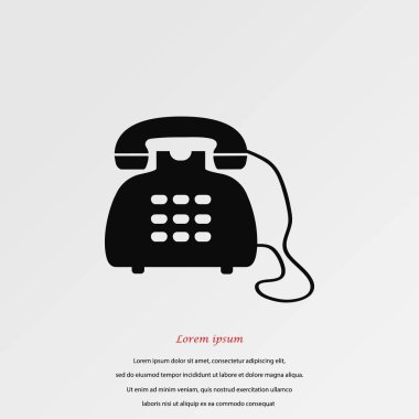 Telefon simge vektör