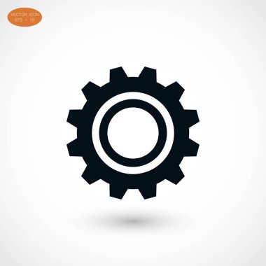 dişli vektör simgesi