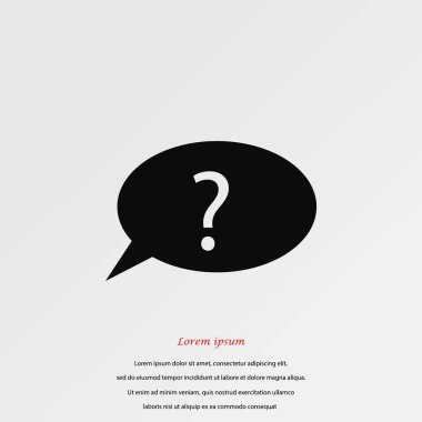 Soru işareti simgesi