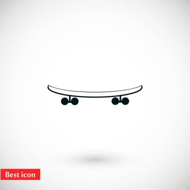 Kaykay vektör simgesi