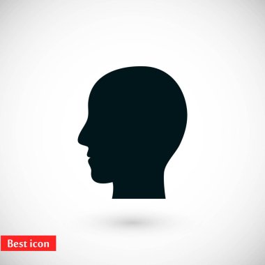 Kafa vektör simgesi