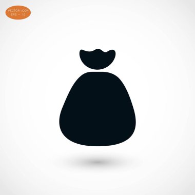 Para çantası işareti simgesi