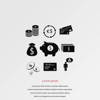 Finans ve para simgesi