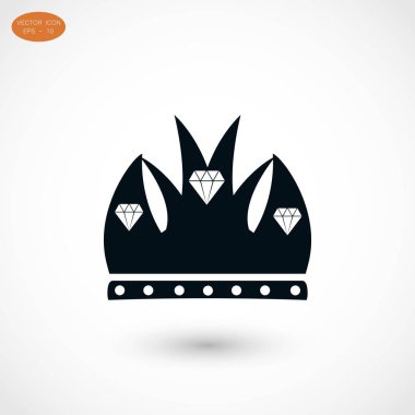 taç vektör simgesi
