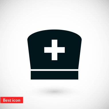 Düz hemşire simgesi