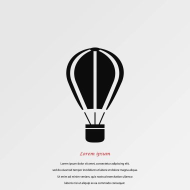 paraşüt simge vektör