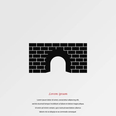 Köprü simge vektör