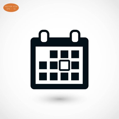Takvim vektörü simgesi