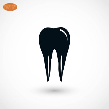 Diş simge vektör