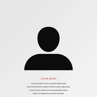 Kullanıcı simge vektör