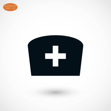 Düz hemşire simgesi