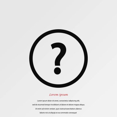  sorgulama etiket simgesi