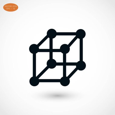  küp simge vektörü