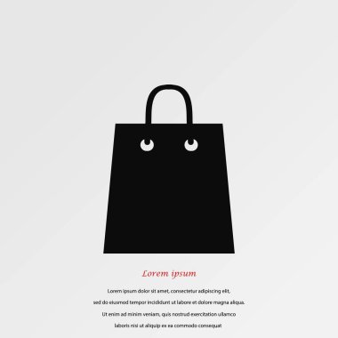 çanta vektör simgesi