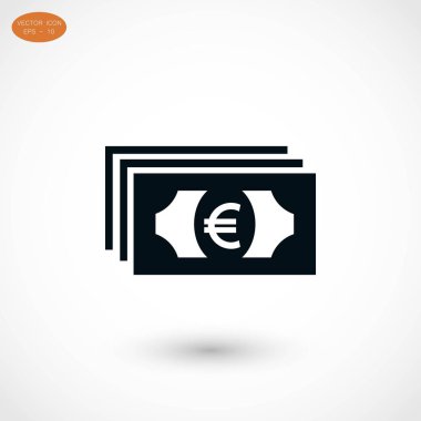 Euro vektör simgesi
