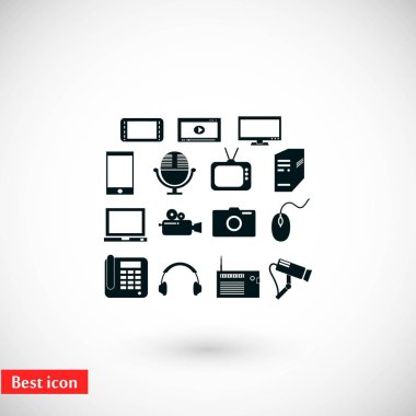 serisi simge seti ve mobil cihazlar.