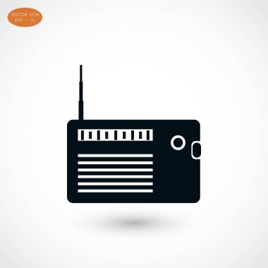 radyo simge vektör