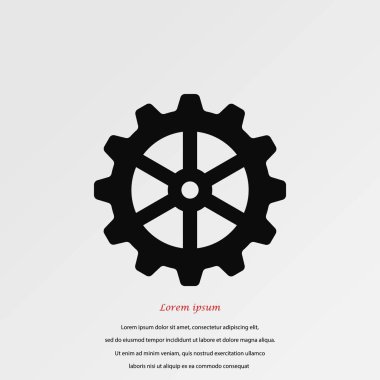 dişli simge vektör