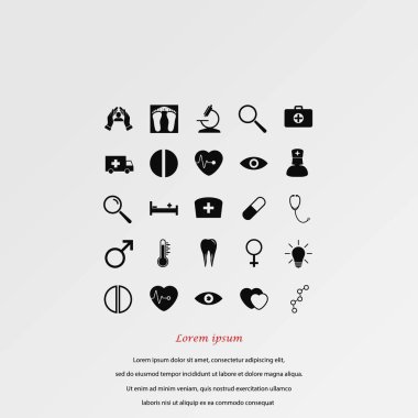 tıbbi simge vektör