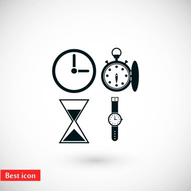 Saatler simgeler vektör