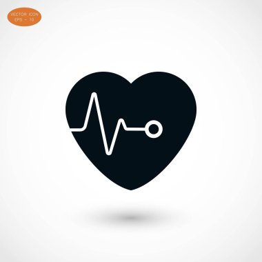 Kalpler vektör simgesi