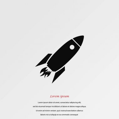 Roket simgesi, vectoe