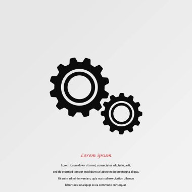 dişli simge vektör