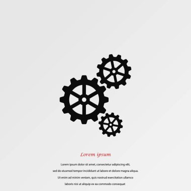 dişli simge vektör