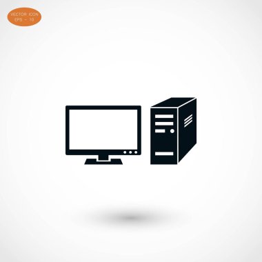 bilgisayar vektör simgesi