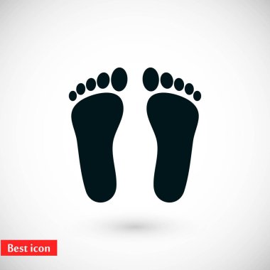 Ayak vektör simgesi
