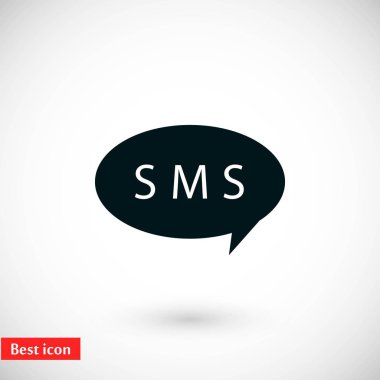 SMS vektör simgesi